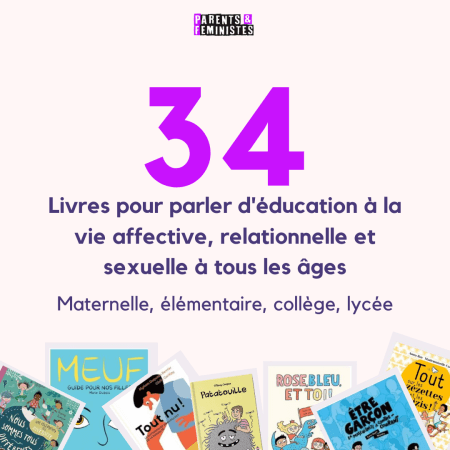 34 livres pour parler d'éducation à la vie affective relationnelle et sexuelle avec les enfants et les adolescents